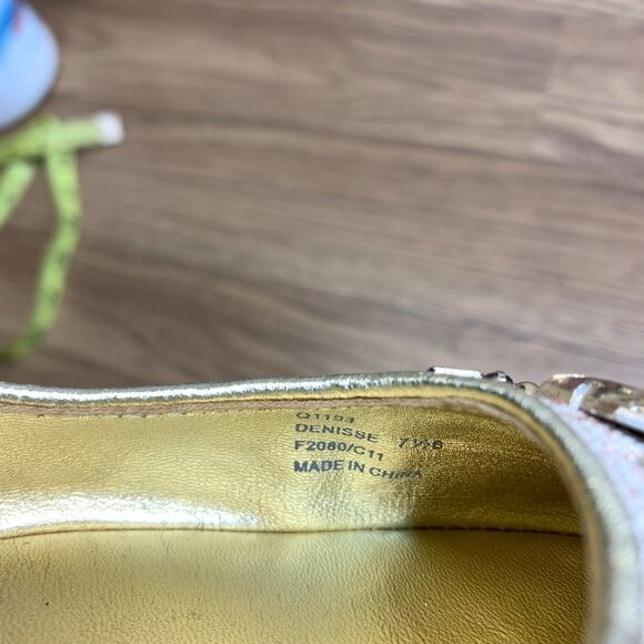 Coach Denisse Womens Shoe 7.5 B  Slip On Ballet Flat Rhinestones Round Toe - Picture 8 of 10